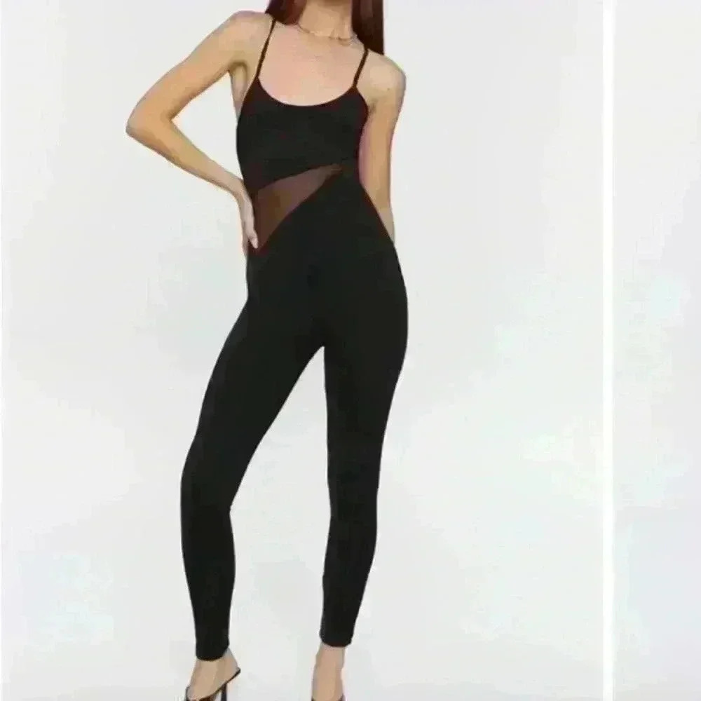 Mesh Forever 21 Jumpsuit